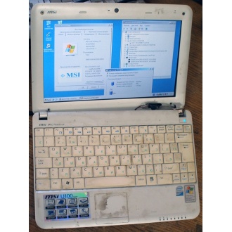 Нетбук MSI Wind U100 (Intel Atom N270 1.66Ghz /1024Mb DDR2 /120Gb /10" 1024x600) - Череповец