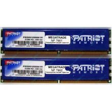 Память 1Gb (2x512Mb) DDR2 Patriot PSD251253381H pc4200 533MHz (Череповец)